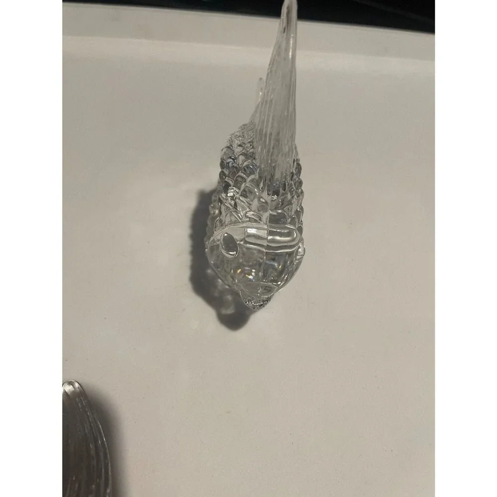 Crystal Fish Napkin Rings Set of 4,‎ Nautical Coastal Table Decor